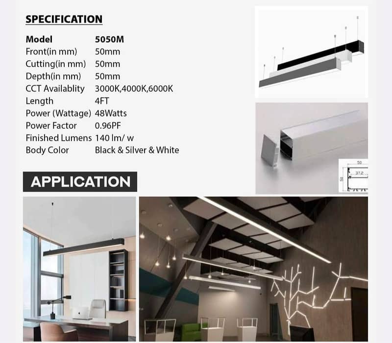Linear hanging lights 0
