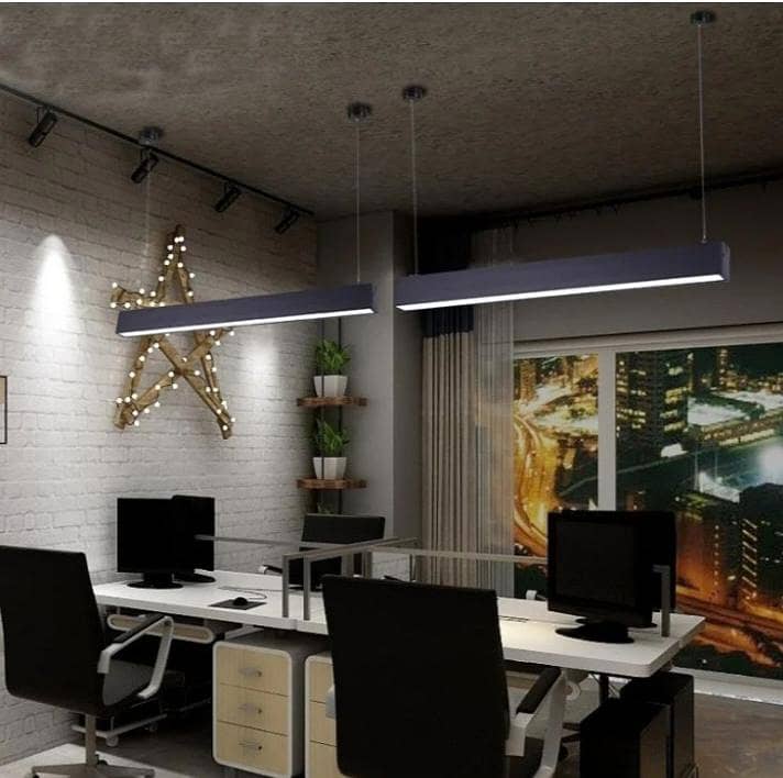 Linear hanging lights 11