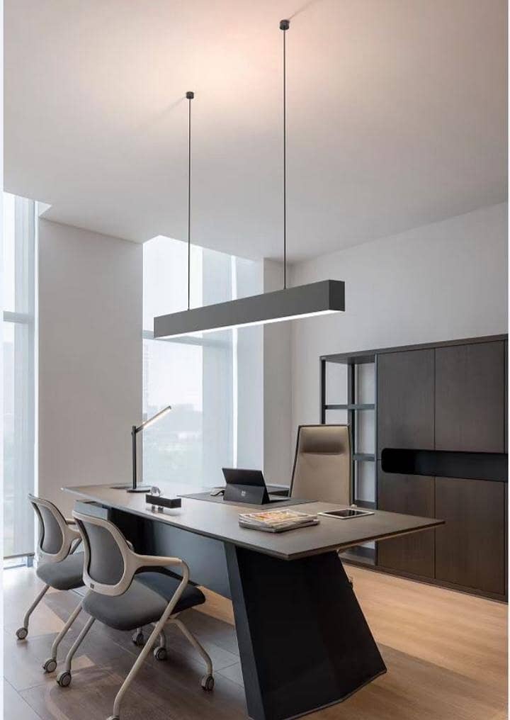 Linear hanging lights 12