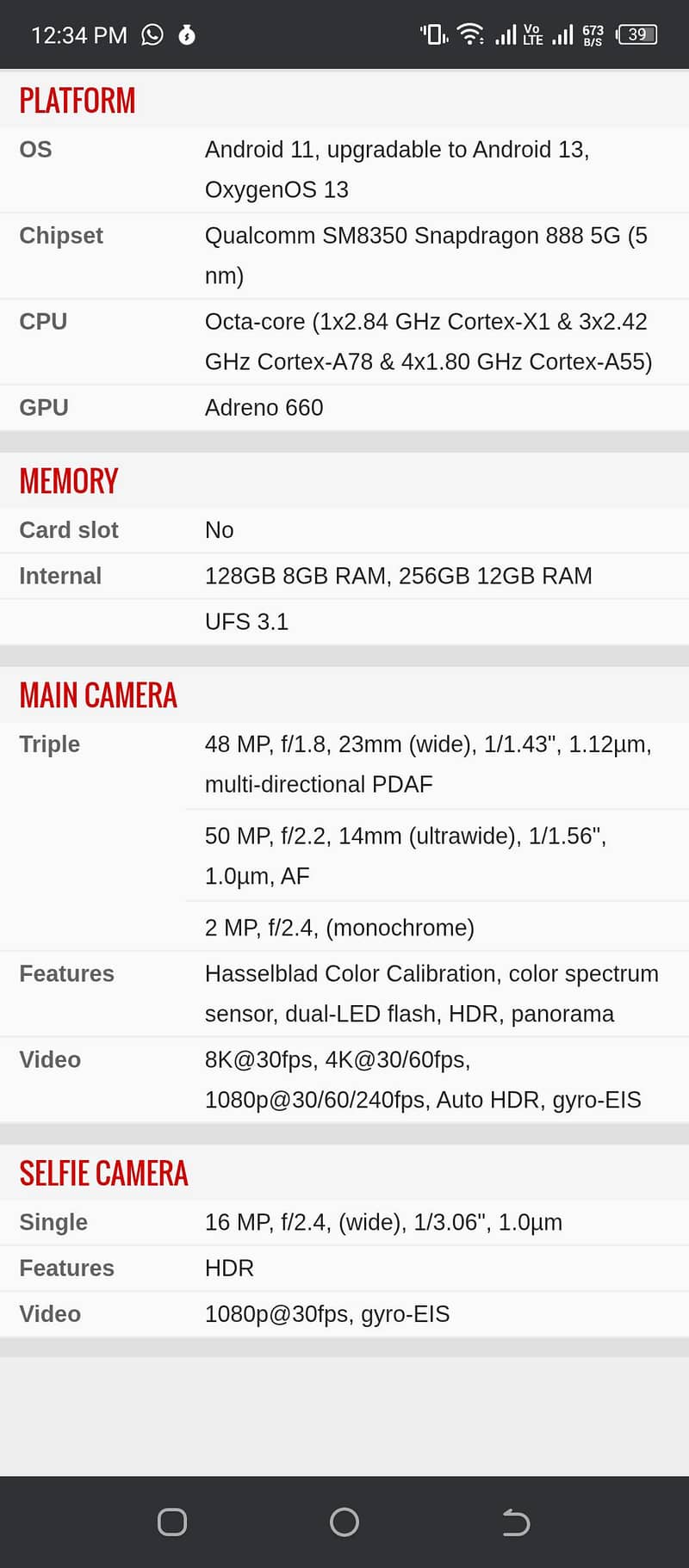 oneplus 9 5G 9