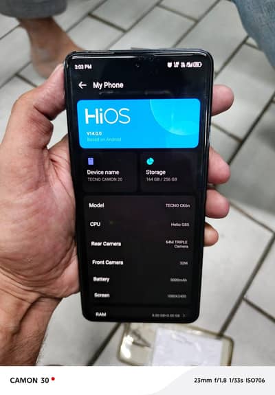 Tecno Camon 20.8+8/256 with Box