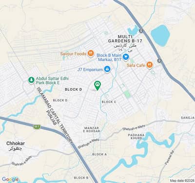 Corner Sun Face Along With 60 Feet Road Plot 1.10 Cr In F Block, Sector B17 Islamabad
