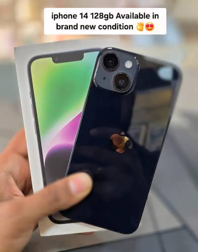 iPhone 14 jv 128gp like new apple warranty