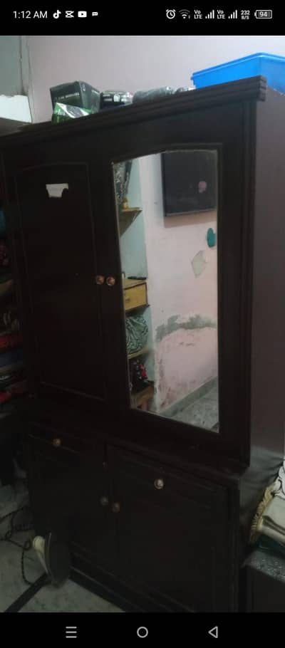 pure wooden cupboard in Good condition