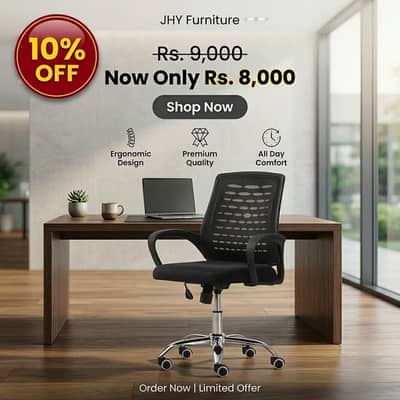 Office Chair/Paded chair/High Back Chair/Staff Chair/Revolving Chair