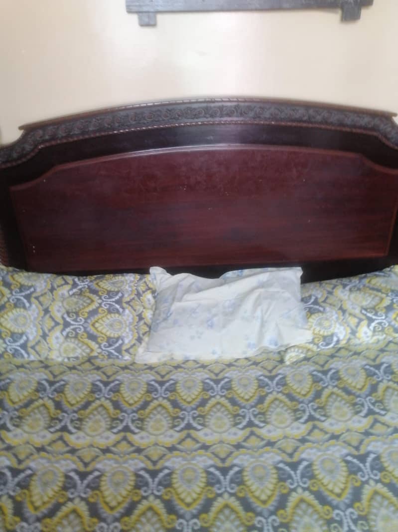 double bed king size with bed set table with dressing table  complate 1