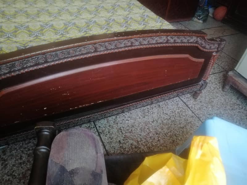 double bed king size with bed set table with dressing table  complate 2