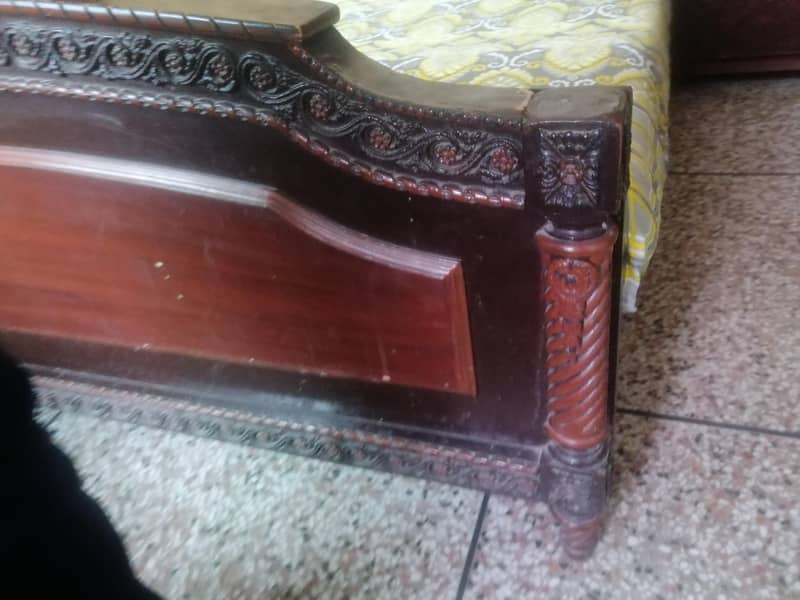 double bed king size with bed set table with dressing table  complate 3
