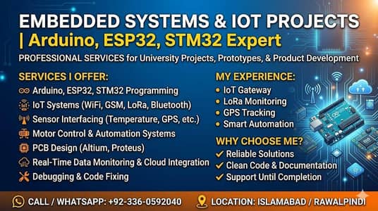 Embedded & IoT Projects