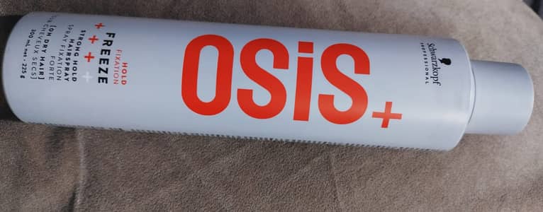 Osis hold strong hairspray and setting spray