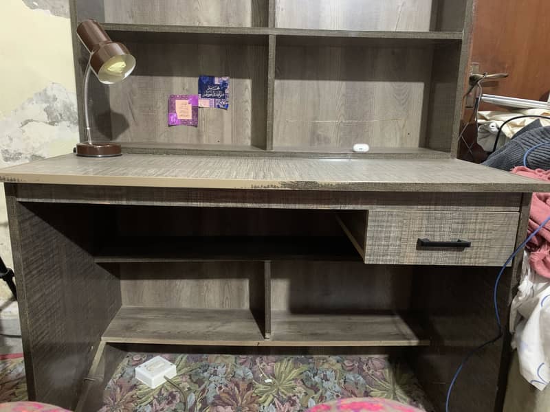 Study table/ computer table/ table with racks 4