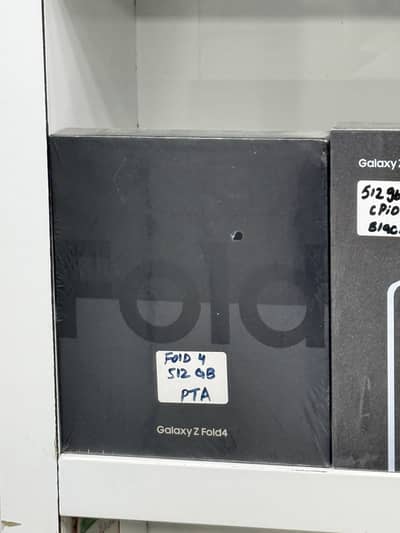 SAMSUNG GALAXY Z FOLD 4 12-512 GB OFFICIAL PTA GOLD BOX PACK