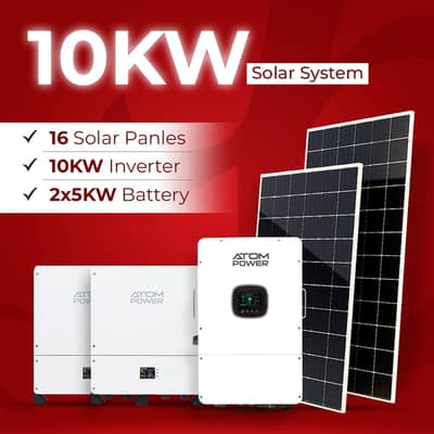 Atom Power Complete 10kW Hybrid Solar Solution