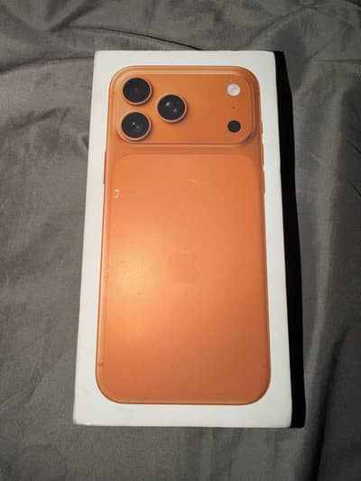 17 pro max PTA approved 256gb pysical+e 100% Batteryhealth