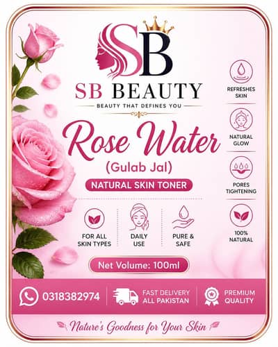 SB Beauty (Rose Water) Gulab Jal 100ml
