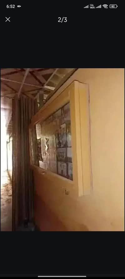 Good Quality heavy wooden Soft Board / Notice Board with glass