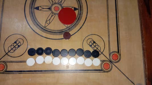 Carrom Board with all accessories  Cont# 0-346-282-0382