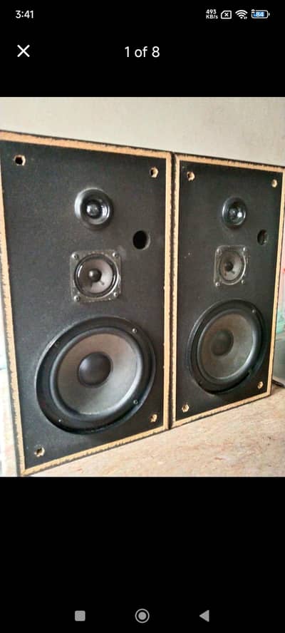 PIONEER speakers 100WATTS Per channel with Bluetooth amplifier