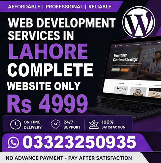 Web Design Services Lahore | Web Developer Lahore | Fast Website 4