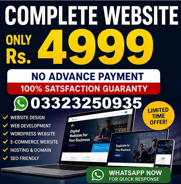 Web Developer in Islamabad | Website Design Services | WordPress 3
