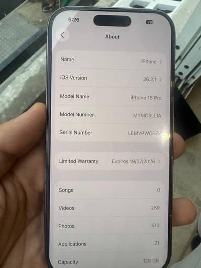 Iphone 16pro jv
