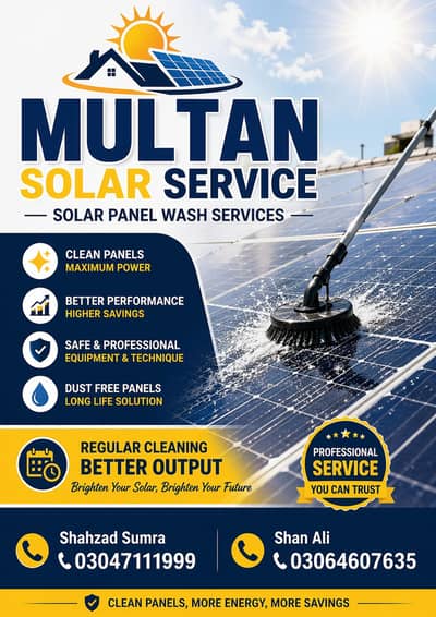 Solar penal wash services
