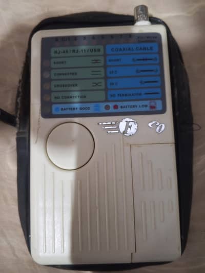 Network Cable Tester RJ45 RJ11 USB Coaxial – Working