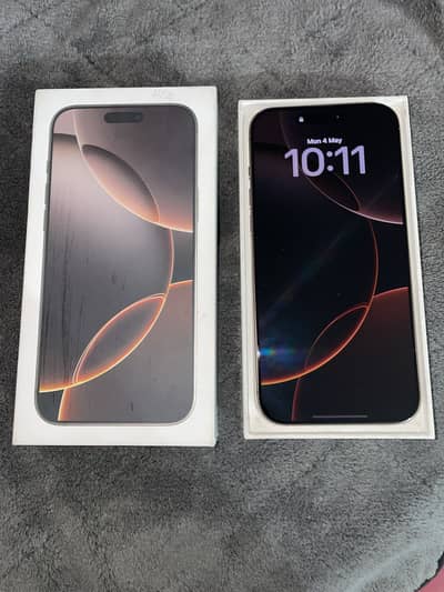 iPhone 16 pro max 512 GB NON PTA Dual physical sims