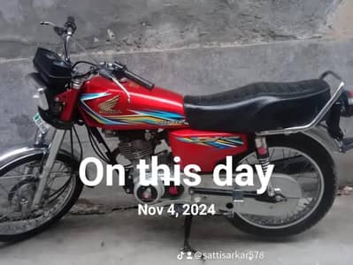 Honda CG-125 2018 Model for sale all ok best condition 10/10