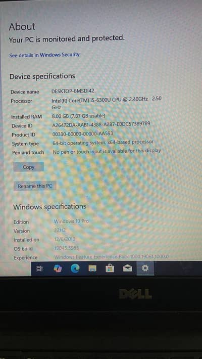 Dell laptop no repiar no fault 10/10
