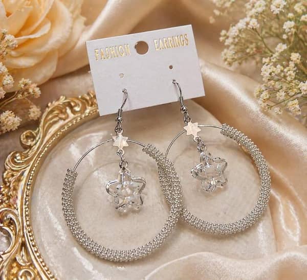 Stylish Multi-Color Beaded Hoop Jhumka Earrings for Women – Elegant Fashion Jewelry