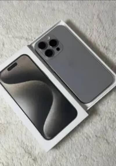 15 Pro Max 256GB With Box 86BH 362C Phy+ESim Glitch Also Working 10/10