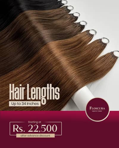 Premium Human Hair Extensions | 6D hairs | Weft Hairs | Feather Hairs