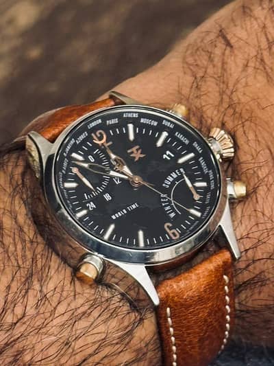 Luxury Timex - World Timer Watch