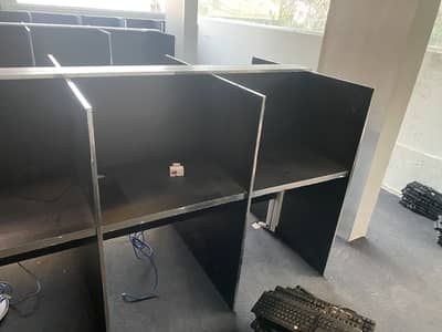 Black cubicles