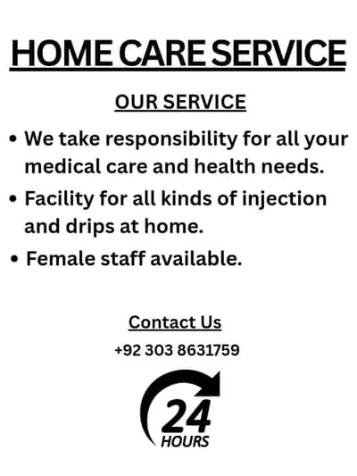 Female Patient Care Service at home