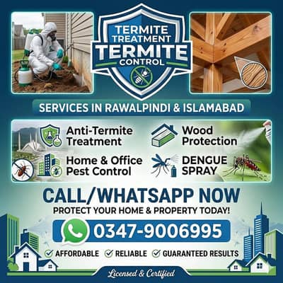 Termite proofing & Dengue Mosquito Fogger spray/Roof Heat Proofing