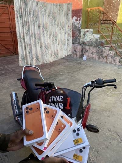 17 pro max silver pta n orange sim lock