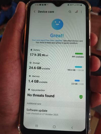 Samsung a 30s 4gb 128 gb