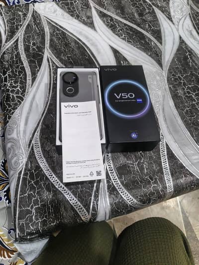 VIVO V50 12GB 512GB Black color Full box condition 10/10