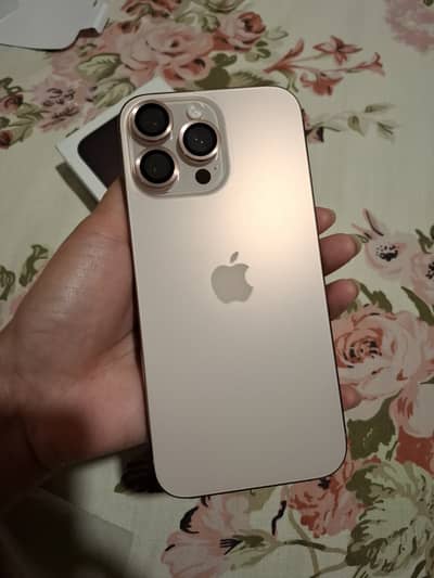 iPhone 16 pro max desert titanium 256 gb