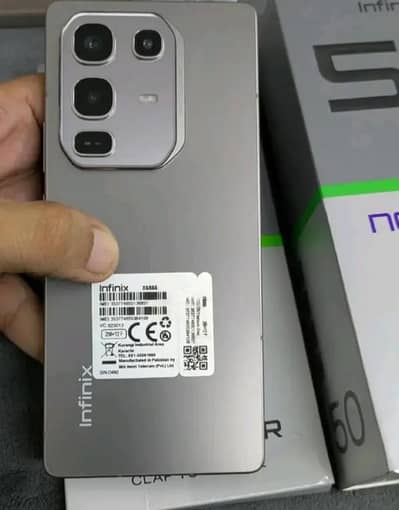 infinix note 50 complete box all ok