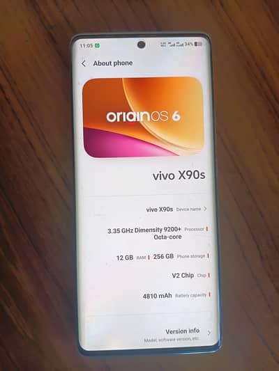Vivo x90s 12/256 Pta Officially Approved
