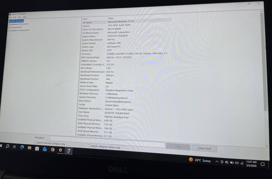 Dell Latitude 7280 6
