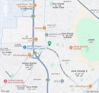DHA Phase 8 Broadway B Block 8 Marla PAIR Commercial Plots On INVESTORS Price