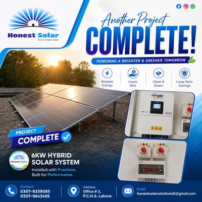 Solar System Installation | 3kW to 15kW | Honest Solar Lahore