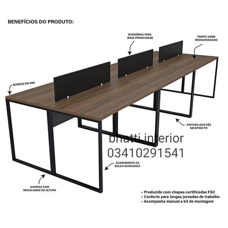 call centre table executive table work station cluster 5