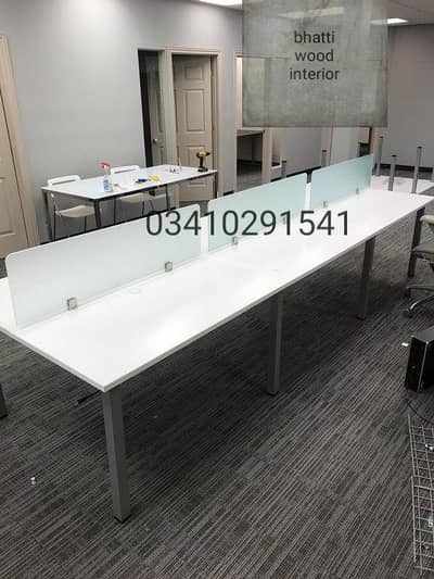 work station call centre table cluster cubicle executive table