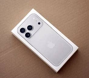 iPhone 17 pro max 256gb Box pack silver color Dual physical sim.