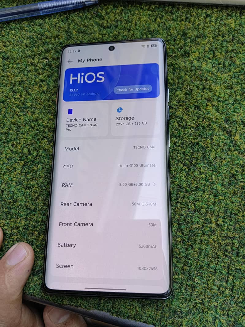 Tecno coman 40 pro 3